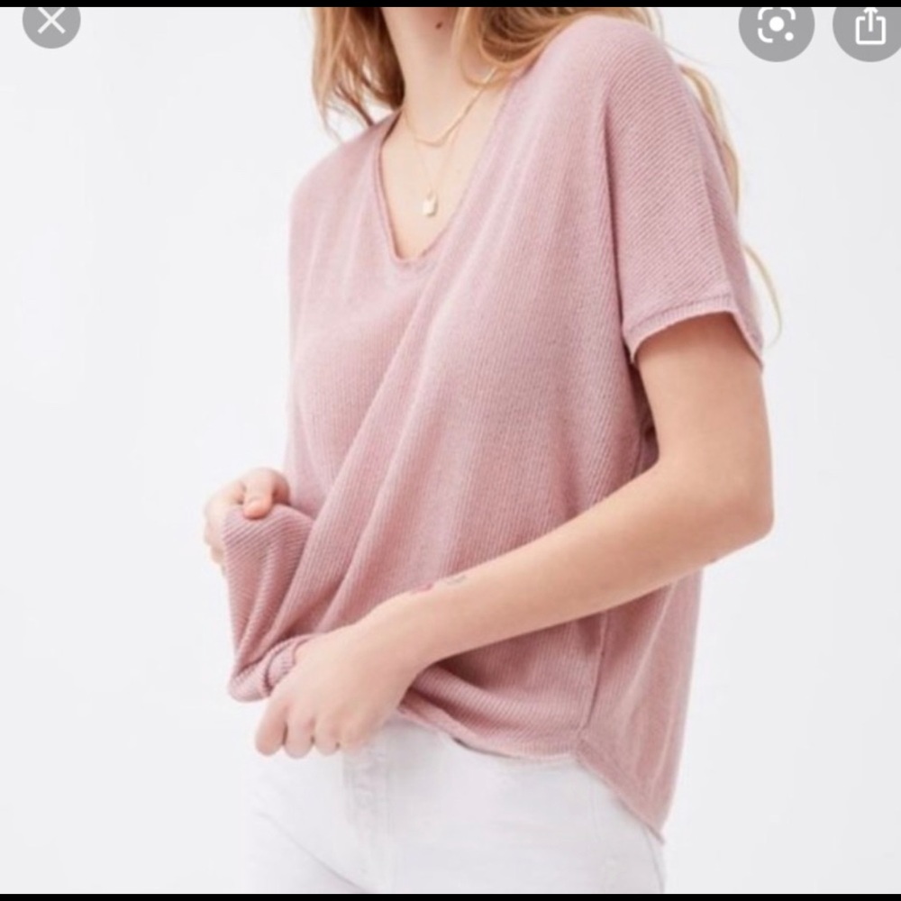 UO Out From Under Frankie Oversized Thermal Tee